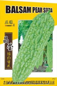 供应【正源】晶莹绿白苦瓜（195）—苦瓜种子