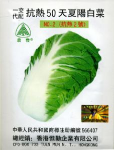 供应抗热50天夏阳白菜（抗热2号）—白菜种子